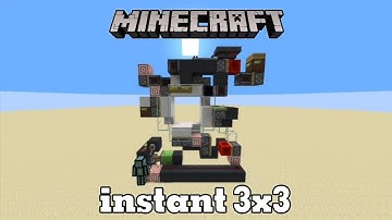 Minecraft 3x3 Piston Door Showcase – Super Fast (Java Edition)