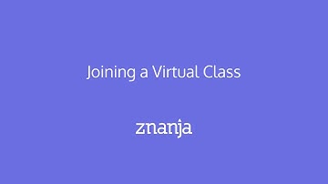 Joining a Virtual Class