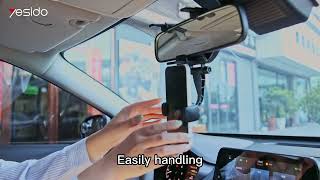 Yesido C193 Car Rearview Mirror Using Phone Holder