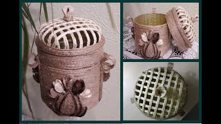 картинка: № 38 Шкатулка из джута