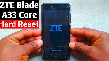 ZTE Blade A33 Core Hard Reset without PC | Remove pattern #2025