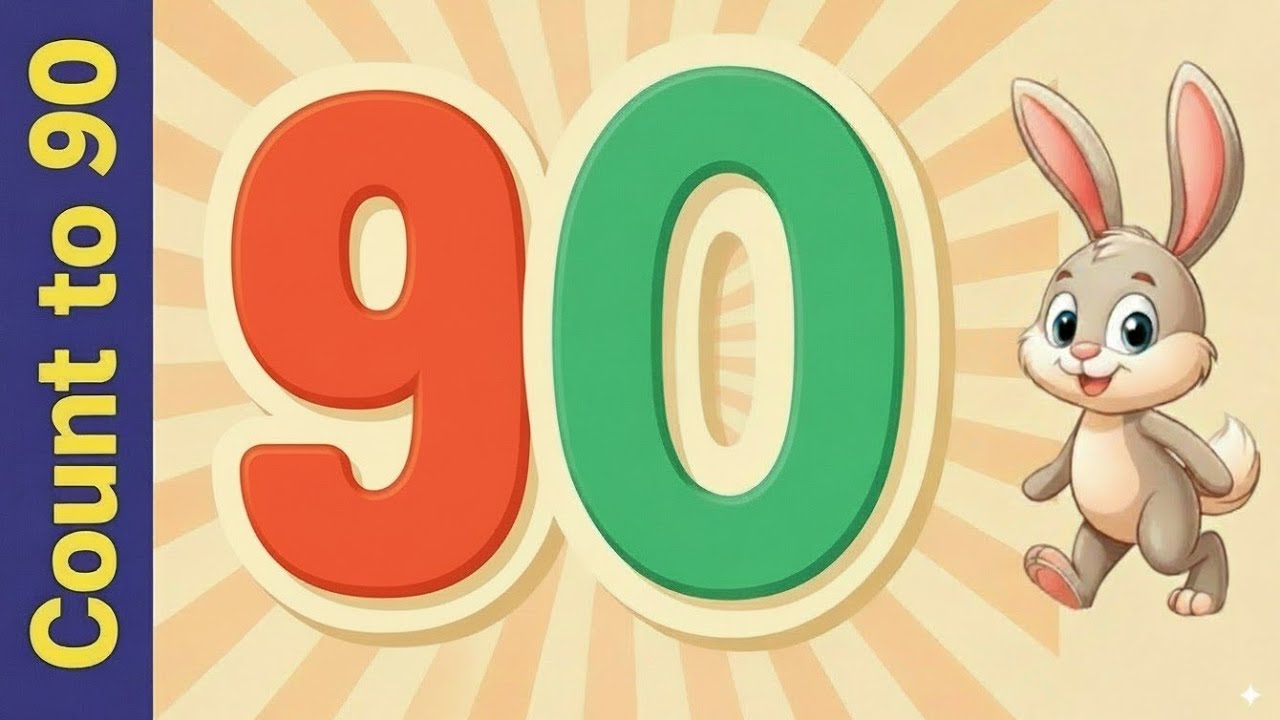 Learn Numbers 1 to 90 | Fun Counting Song for Kids | Count, Sing ...