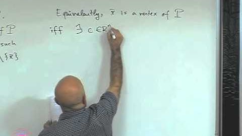 IE513 20110221 LECTURE10nn   Convex hulls, extreme points, vertices