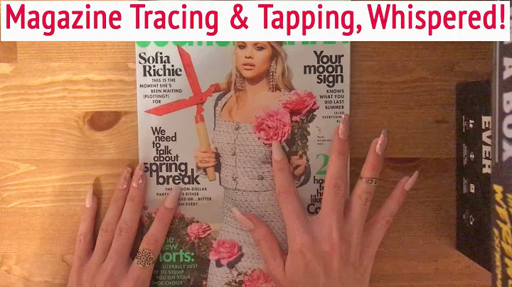 ASMR * Magazine Tracing & Tapping * Fast Tapping & Scratching * Whispered * ASMRVilla