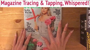 ASMR * Magazine Tracing & Tapping * Fast Tapping & Scratching * Whispered * ASMRVilla