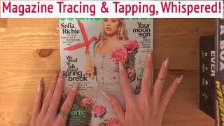 ASMR * Magazine Tracing & Tapping * Fast Tapping & Scratching * Whispered * ASMRVilla screenshot 5