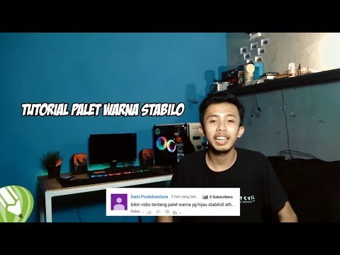 TUTORIAL!! PALET WARNA STABILO