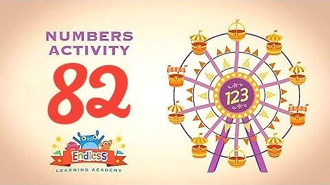 Endless Number Video 82: Fun Math Activities For Kids | Counting