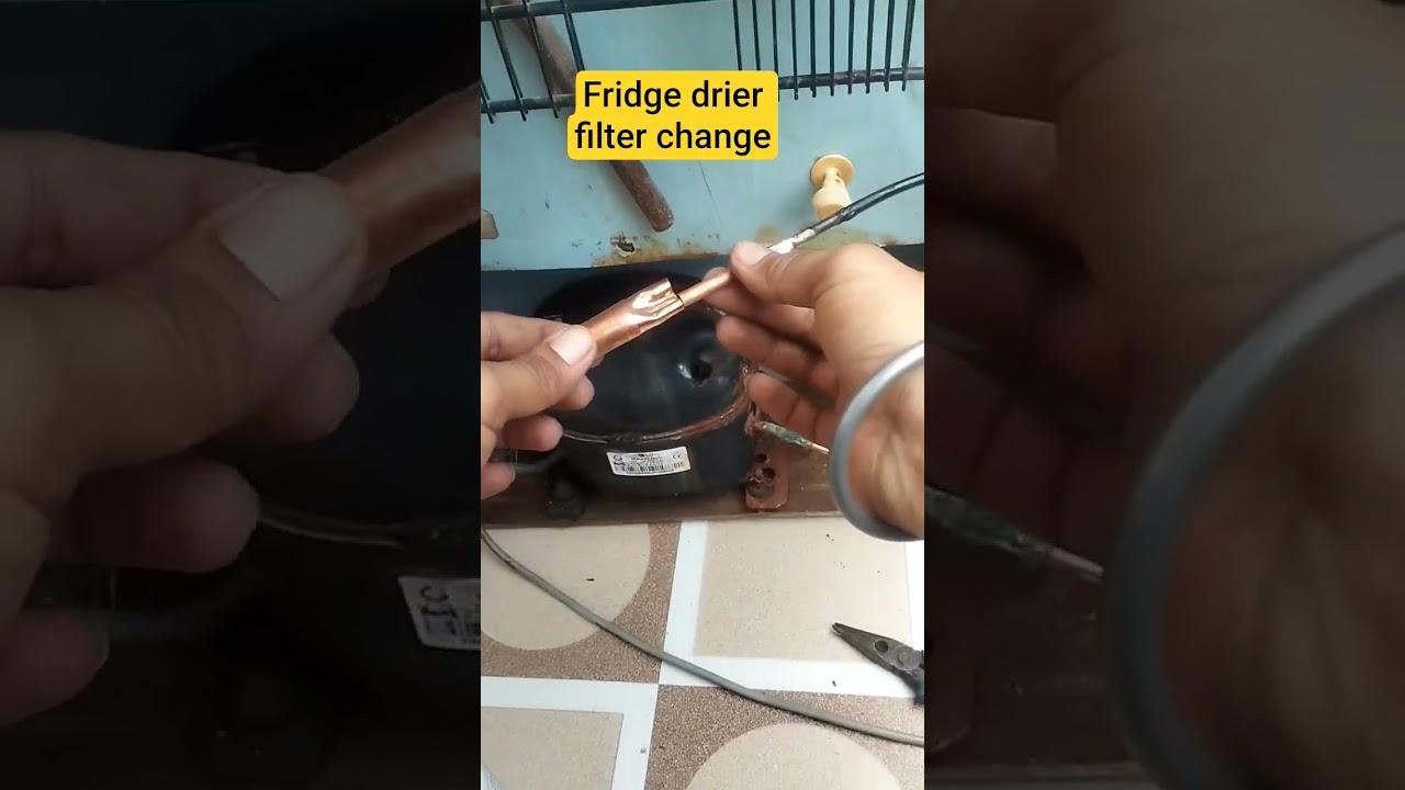 fridge drier filter change