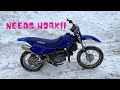 Yamaha TTR90 Dirt Bike - The Winter Project