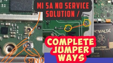 mi 5a no service problem solution||redmi 5a network problem no service by not100%solution