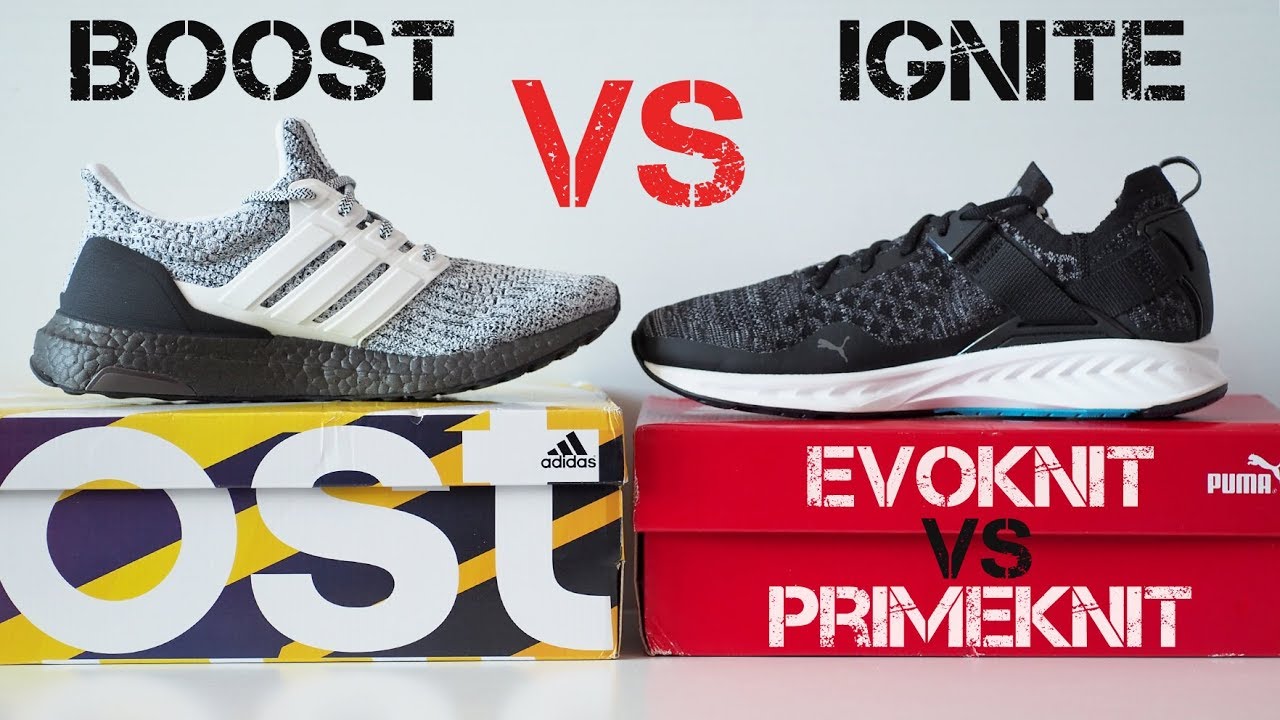 puma ignite vs adidas boost