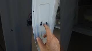 55/2-59 Task Force trucks one piece glass install  video # 10 A, rebuilt regulator