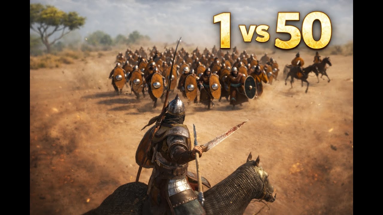 Mount and Blade 2 Bannerlord: 1 man army vs 50 enemies