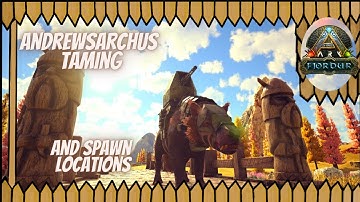 Andrewsarchus Taming and Spawn Location in Fjordur Ark Survival Evolved