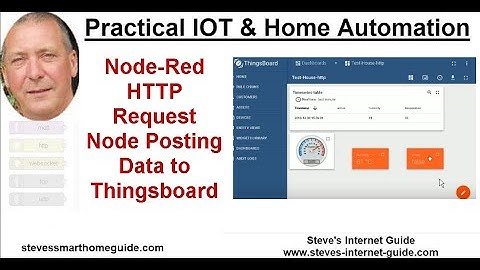 Node-Red HTTP  Request Node Posting Data to Thingsboard