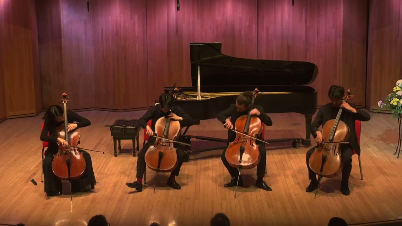 The Galvin Cello Quartet - D. Popper, Polonaise de Concert (LIVE 2025)