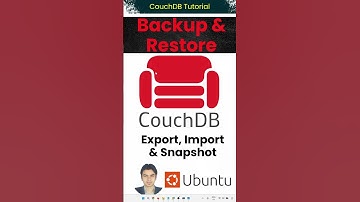 CouchDB Back-up en Herstel Stap voor Stap | Handleiding voor exporteren, importeren en snapshots ...