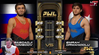 PWL-5 World Series Абасгаджи Магомедов (Россия) и Эмрах Орманоглу (Турция) Вольная борьба до 61 кг