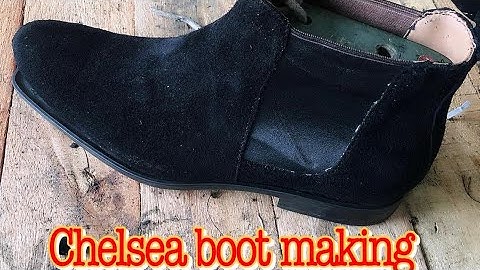 Chelsea boot making tips (online shoemaking & craft course 022)
