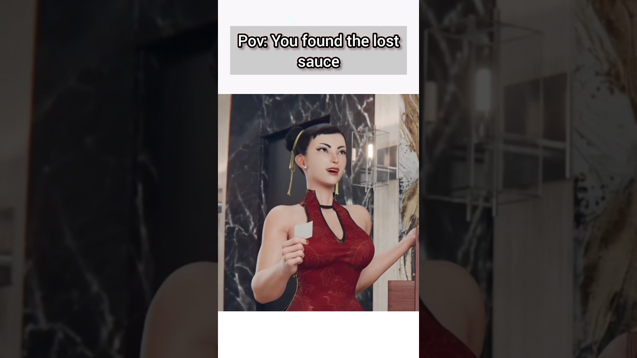 ⁣Wait for it🤪 #anime #3d #streetfighter #shorts #chunli #hentai