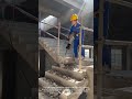 ⚡️🏗️ Pure Power: Destroying Concrete Stairs With A Heavy-Duty Jackhammer! #Shorts