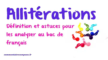 Comment repérer une allitération ?