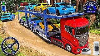 Crazy Car Transporter Truck 3D Game - Transport Truck Driving Sim | Android Gameplay screenshot 4