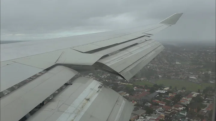 [4K] | Onboard QF56 Brisbane to Sydney | Qantas Boeing 747-400 VH-OJU | Landing Sydney Airport