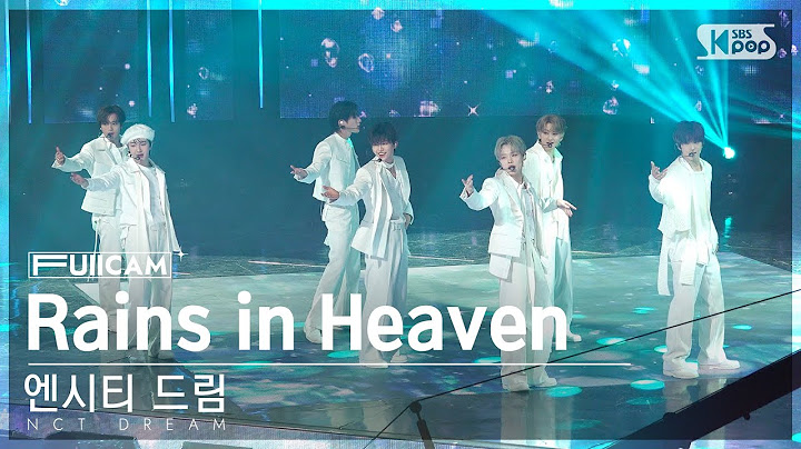 [안방1열 풀캠4K] 엔시티드림 'Rains in Heaven' (NCT DREAM FullCam)│@SBS Inkigayo 241117