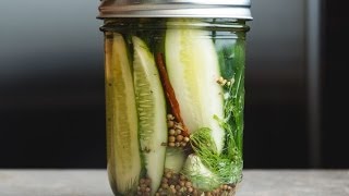 How to Make Perfect Homemade Dill Pickles | SAM THE COOKING GUY