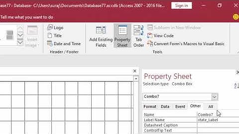 Combo box in ms access using vba code in hindi and english