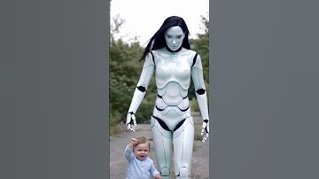 AI Robot Mom Teaches Baby to Walk #airobot #robots #viralai
