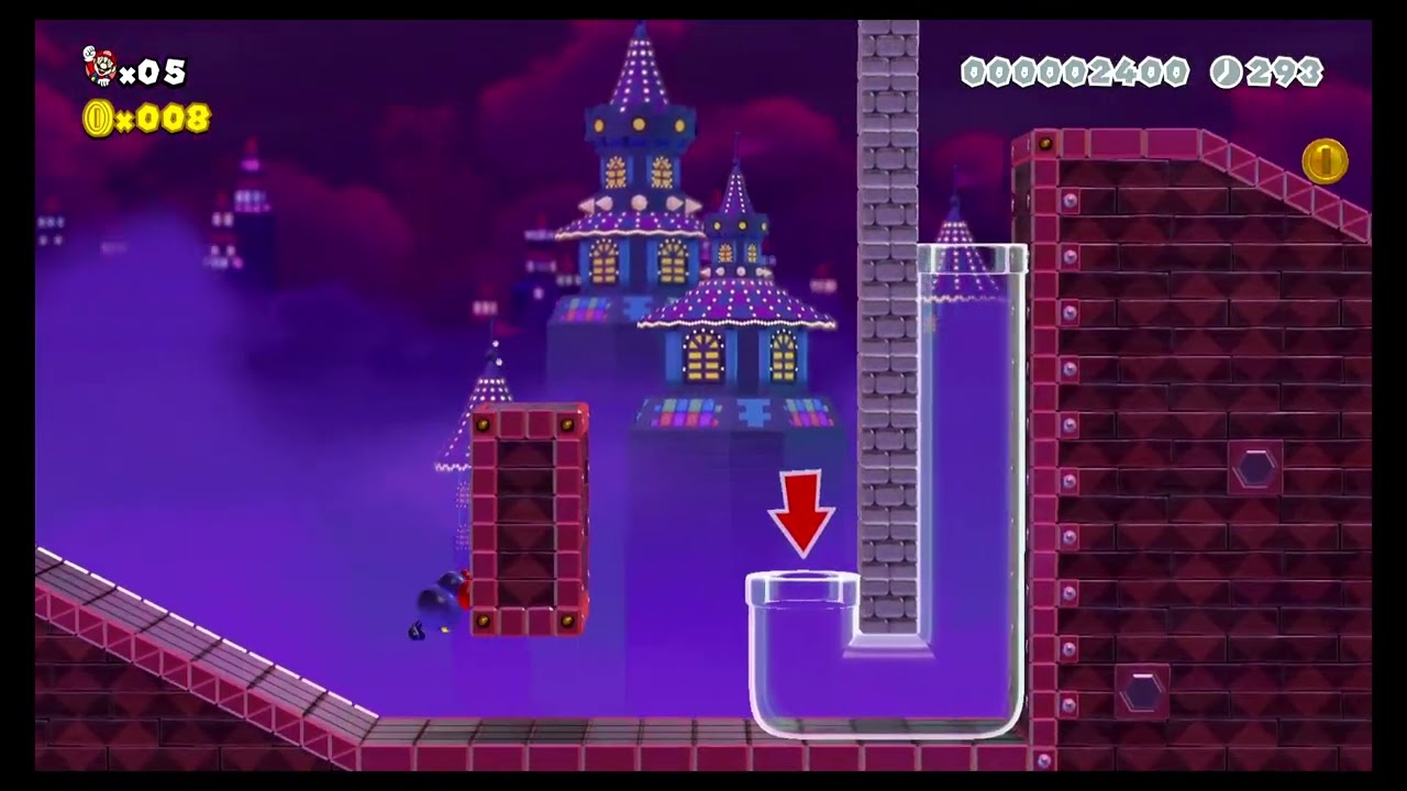 Super Mario Maker 2 Story Mode: Ant Trooper March (Agent 1)