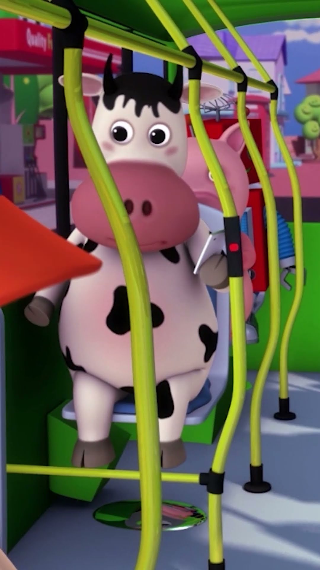 La vaca dice muuu en el autobús ??| #CancionesInfantiles #Caricaturasparabebés #LittleBabyBum