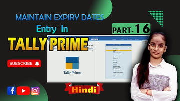#16 Expiry Date Entry in Tally Prime l Manufacturing Date and Expiry Date | #computer