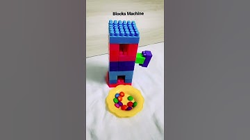 Building blocks for kids|Blocks candy machine |Haya F |#shorts_video