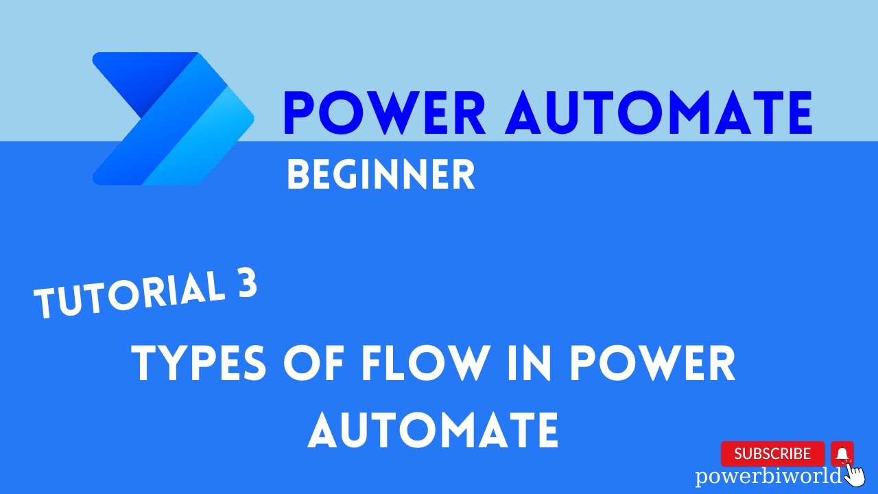 Microsoft Power Automate Tutorials || Types of FLOW in Power Automate ...