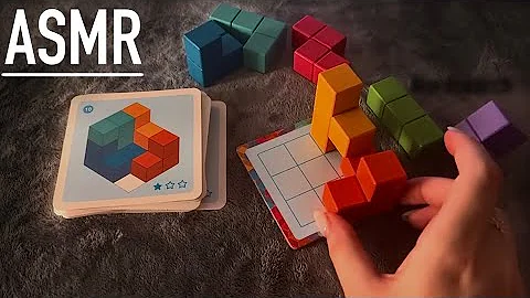 😴 Relaxing ASMR - Help me Solve a wooden CUBE Puzzle 🧩 - Clicky Whispers