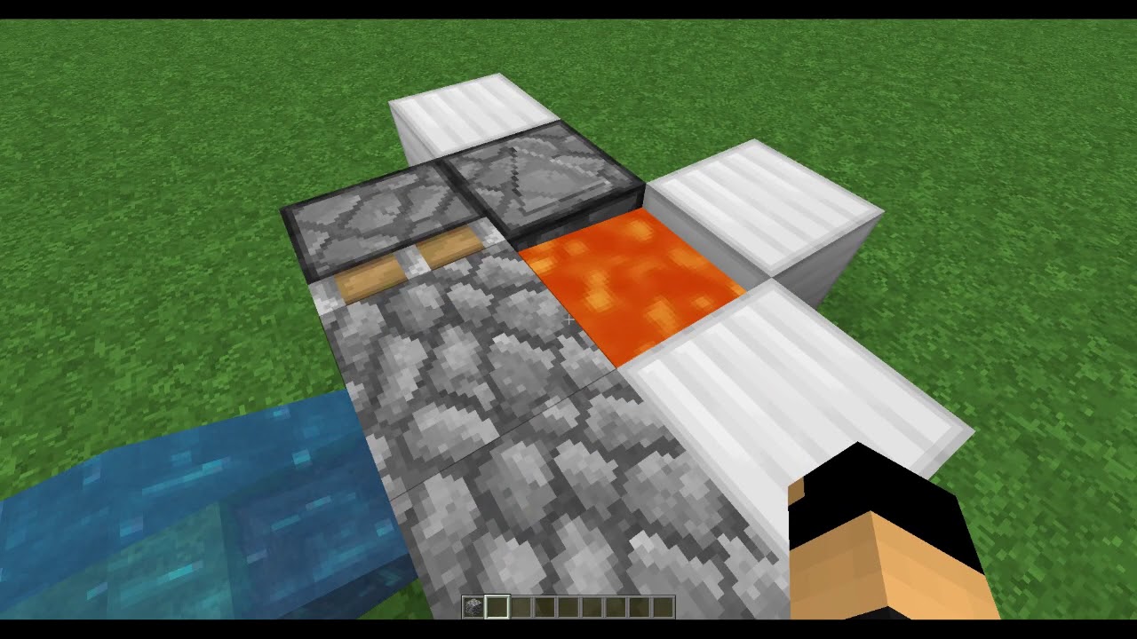 Machine a pierre 2-Minecraft - YouTube