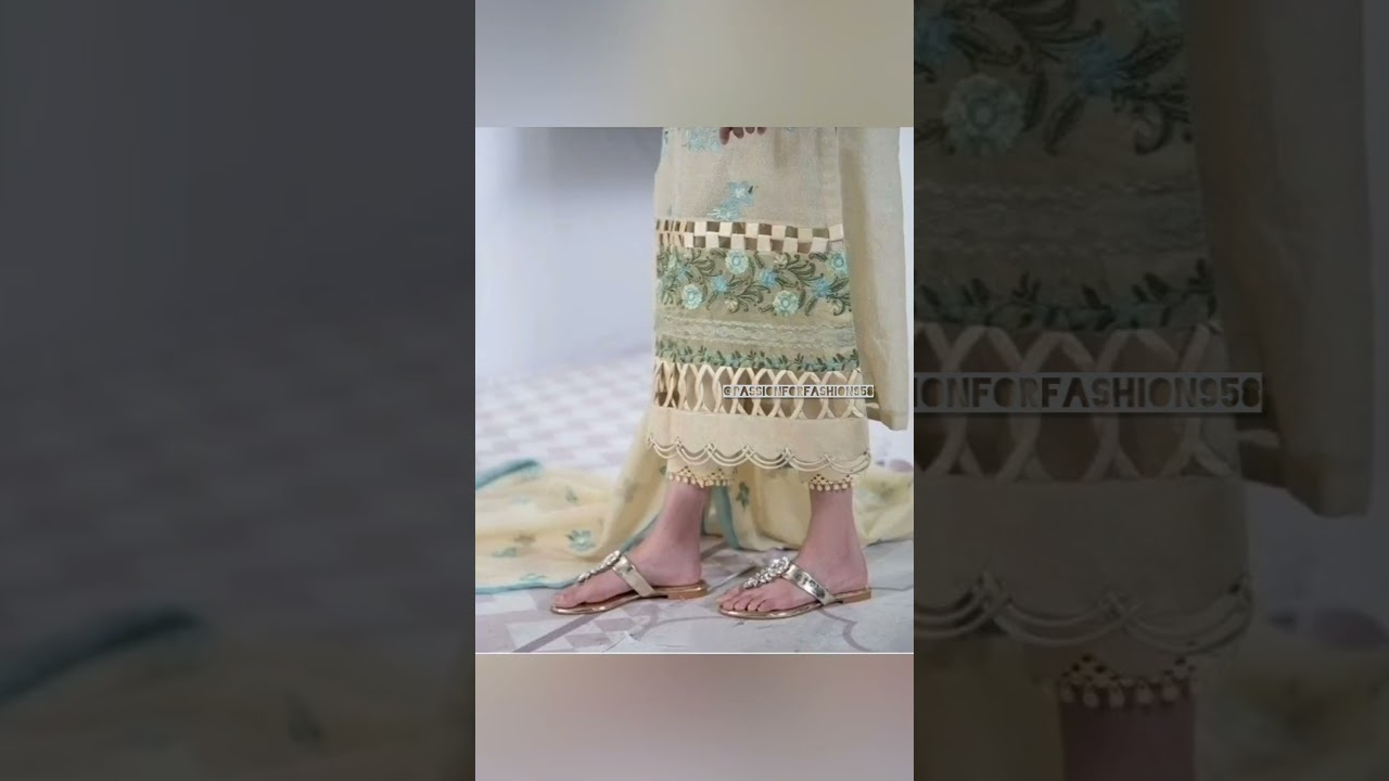 New Pants bottom designs idea 