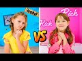 Rich vs Poor Girl and story about diversity for kids