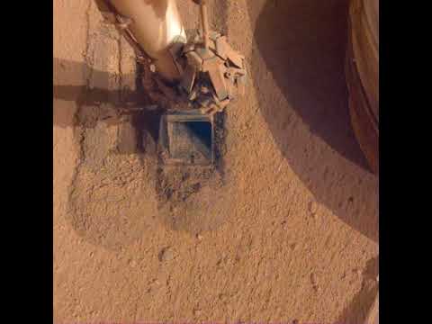 InSight Starts Burying Seismometer’s Cable