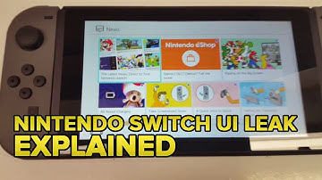 Nintendo Switch UI Leak Explained
