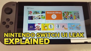 Information Nintendo Switch UI Leak Explained Update