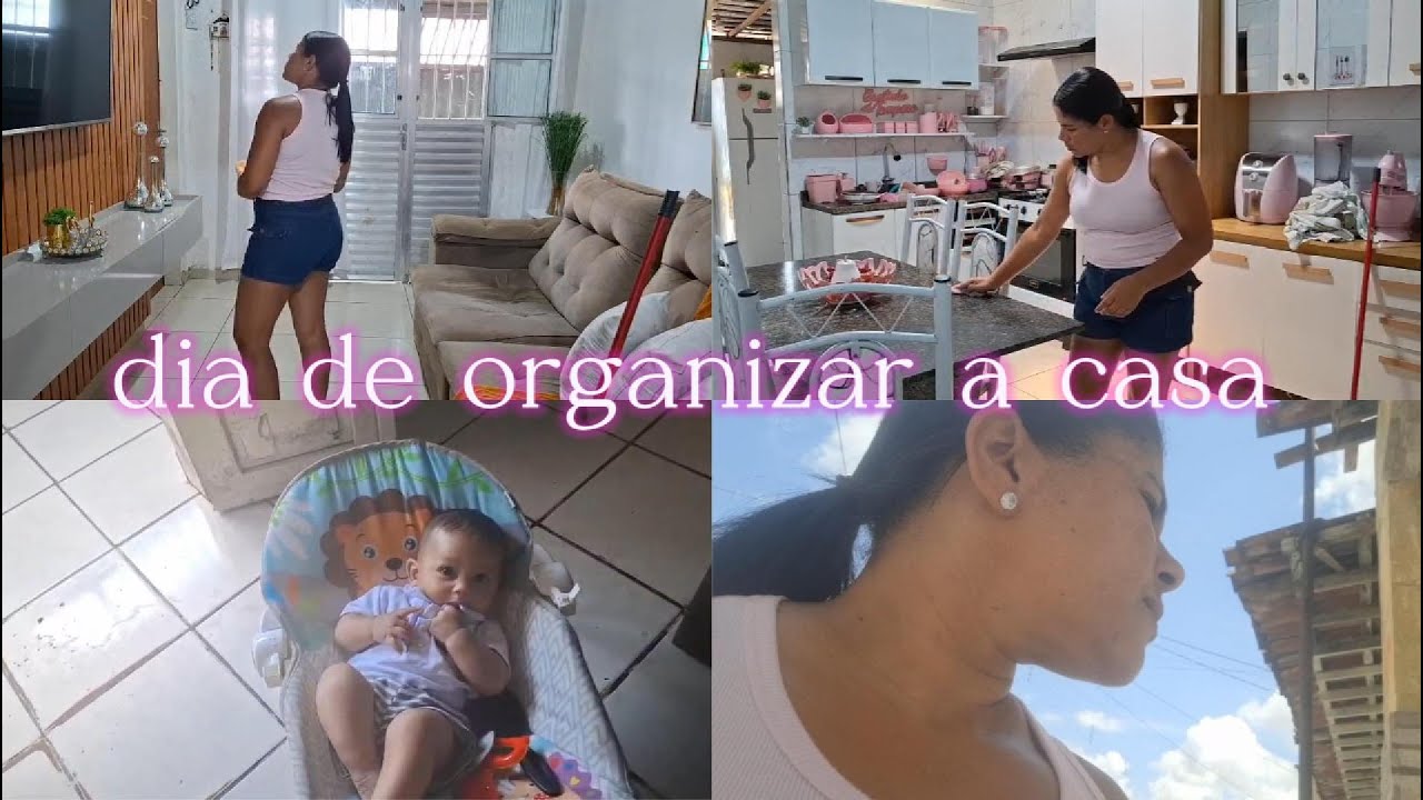 organizei a casa e fui  no medico com meu neto