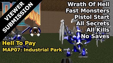 Doom II: Hell To Pay - MAP07: Industrieterrein (Snelle Wrath Of Hell 100%)