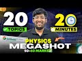 20 topics in 20 mins physics megashot  neet 2024