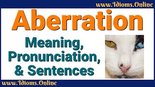 English Vocabulary: Aberration Meaning and Pronunciation 🔎