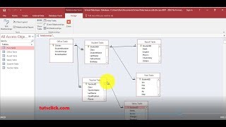 Creating Tables In Microsoft Access 2016 and giving them relationship in Comprehensive way.